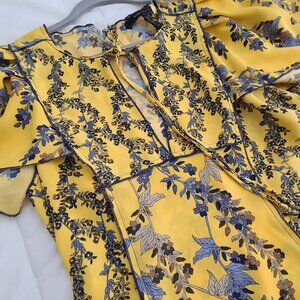 Yellow Floral Dress